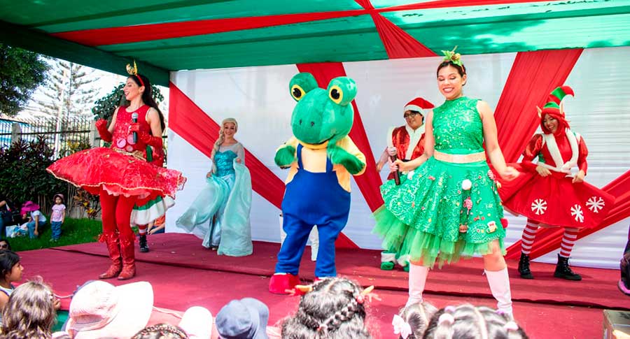 Animación de shows navideños para empresas en Lima